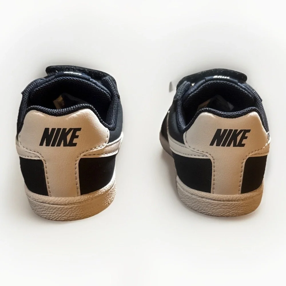 NEW Nike Toddler (TDV) Court Royale NAVY WHITE (833537 400) All Day Sneaker